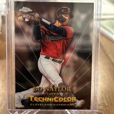Bo Naylor RC 2023 Topps Chrome Technicolor insert #TT-13 Cleveland Guardians