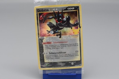 Pokémon Celebrations Black Star Promo Greninja / Quajutsu Gold Star Sealed DE NM