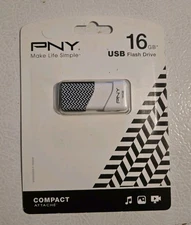 PNY 16 GB USB COMPACT ATTACHE FLASH DRIVE