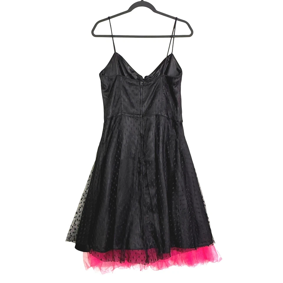 Vestido De Colección Y2k Jessica McClintock Gunne Sax Negro Con Cordones Talla 11 Fairy Grunge Gótico Foto 2 de 4