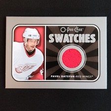 2006-07 O-Pee-Chee Swatches #SPD Pavel Datsyuk Detroit Red Wings 