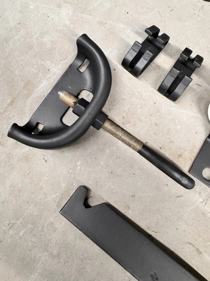 1961 1962 1963 1964 Chevy Impala BelAir Parking Emergency Brake Cable Brackets - Image 4 of 4