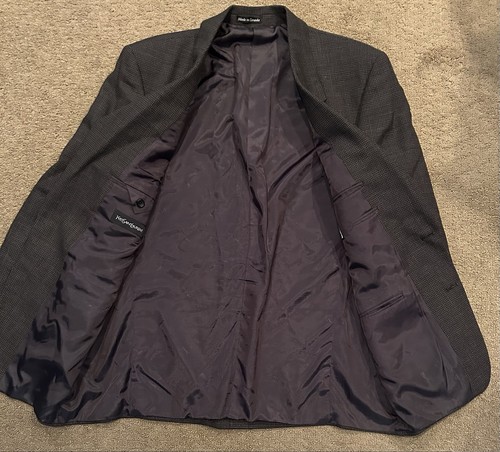 Blazer Abrigo Deportivo Yves Saint Laurent Carbón 100% Lana Para Hombre 42? - Imagen 5 de 8