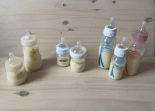 Reborn Doll’s Sealed Teat Bottle + optional Faux Formula/ Fake Milk- boo boos
