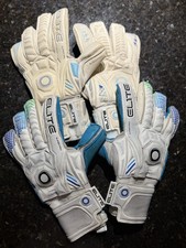 Elite Sport Super Pro Goalkeeper Gloves Size 9 Used Lot of 2 Pair