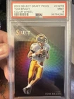 2022 SELECT DRAFT PICKS TOM BRADY COLOR WHEEL PRIZM CASE HIT SSP No CW-TB PSA 9