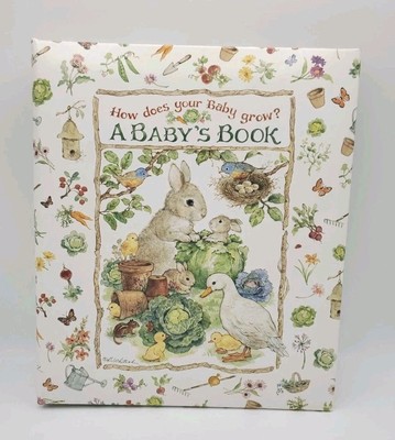 C.R. Gibson HOW DOES YOUR BABY GROW? A BABY'S BOOK First 5 Years Memories Gift