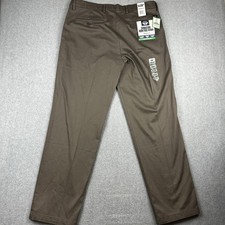Dockers Pants Mens 36x32 Brown Signature Iron Free Khaki Straight Fit Stretch