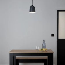 Calume Dark grey Bell Light shade (D)18cm