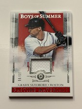 2025 Panini Boys of Summer - Pastime Materials Grady Sizemore #PM-GS /99 (MEM)