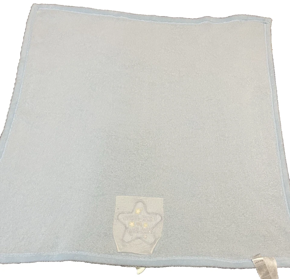 Manta Baby Starters Thank Heaven for Little Boys azul polar bordado estrella Foto 3 de 4