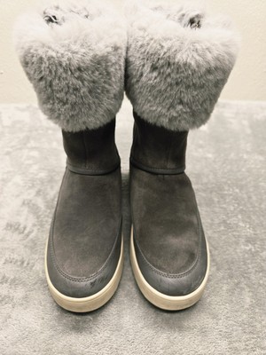 Koolaburra By UGG Boots Women 7 Gray Winter Side Zip 1105889