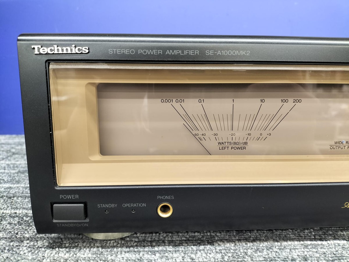 Technics SE-A1000MK2 Power Amplifier MOS Class AA Japan | eBay