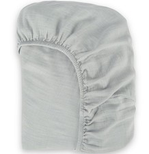 Organic Cotton Muslin Mini Crib Sheet, GOTS Certified Fitted Mini Crib Mattre...