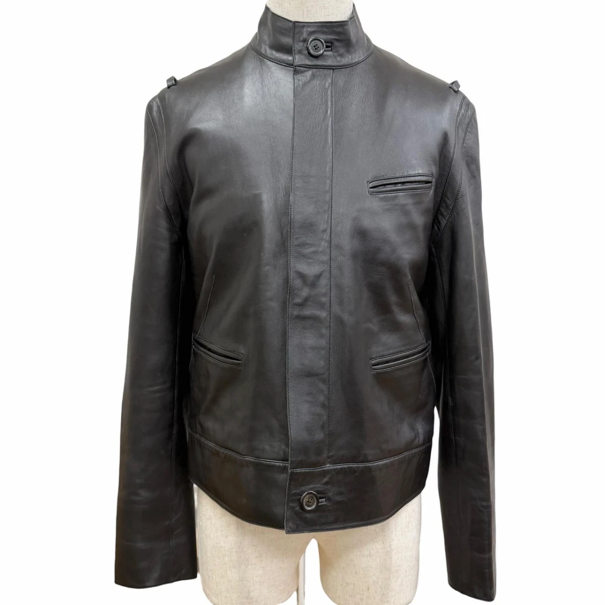 Louis Vuitton Leather Outer Shell Black Coats, Jackets & Vests for