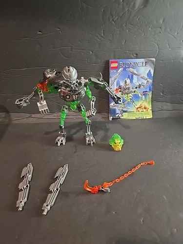 LEGO BIONICLE Skull Slicer Set 70792 Retired 2015 Missing 3 Pieces