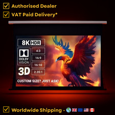 Projector Screen 80-110 inch Drop Down Long Throw ALR - Phoenix Screens