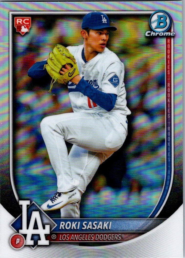 2025 Bowman Chrome Red Rookie Logo #12 Roki Sasaki