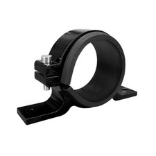 60mm Fuel Filter Mounting Bracket, Aluminum Alloy Fuel Pump Clamp 60MM Black