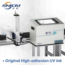 W72 72mm Inkjet Coder for Bottle Cable Pipe Date QR Barcode Touch Screen
