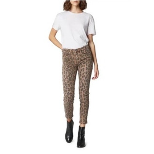 BLANK NYC The Reade Crop Mid Rise Leopard Print Cotton Skinny Jeans Size 27 - Picture 3 of 8