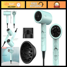 1800W Hair Dryer with Diffuser  Brush Comb - Professional Blow Dryer for Women