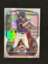 2023 Bowman Draft Chrome AJ Ewing 1st Refractor #BCP-152 Mets