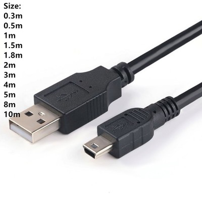 Ersatz Daten Sync Ladekabel USB Mp3 Player Typ B 0,3-10 Meter