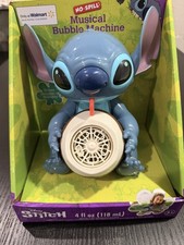 Disney Stitch No-Spill Musical Bubble Machine by Little Kids Inc. Plays Music
