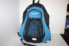 HI-TEC Backpack Daypack Blue Black Outdoor Hiking Travel Camping Air Comfort