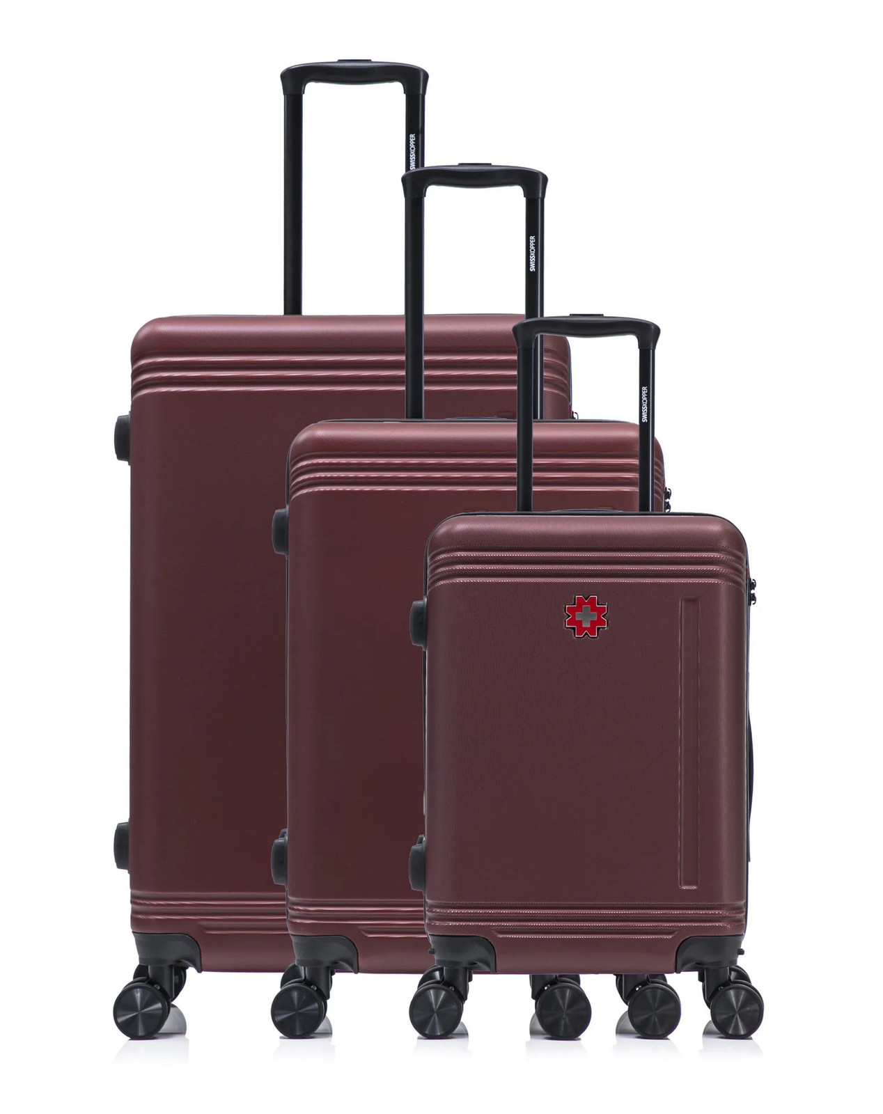 Valises rigides GSTAAD : set de 3 bagages en ABS robustes pour toute la famille