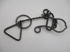 1991 TJH TUCKER JONES TAVERN PUZZLE ~ WROUGHT METAL