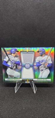 Topps Tribute 2026 Freddie Freeman Mookie Betts DR-FB Dual Relics Game Used MVP!