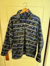 Vintage 1999 Y2K Patagonia Synchilla Aztec Wave Fleece Pullover Men's L