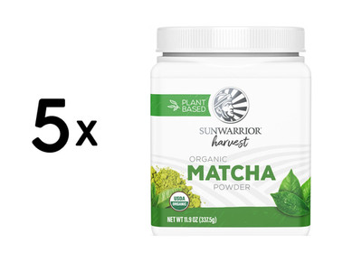 5 x Sunwarrior Organic Matcha Powder (300g) (119,99 EUR/kg)
