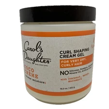 Carol’s Daughter Intense Moisture Curl Shaping Cream Gel Curly Hair 16 oz