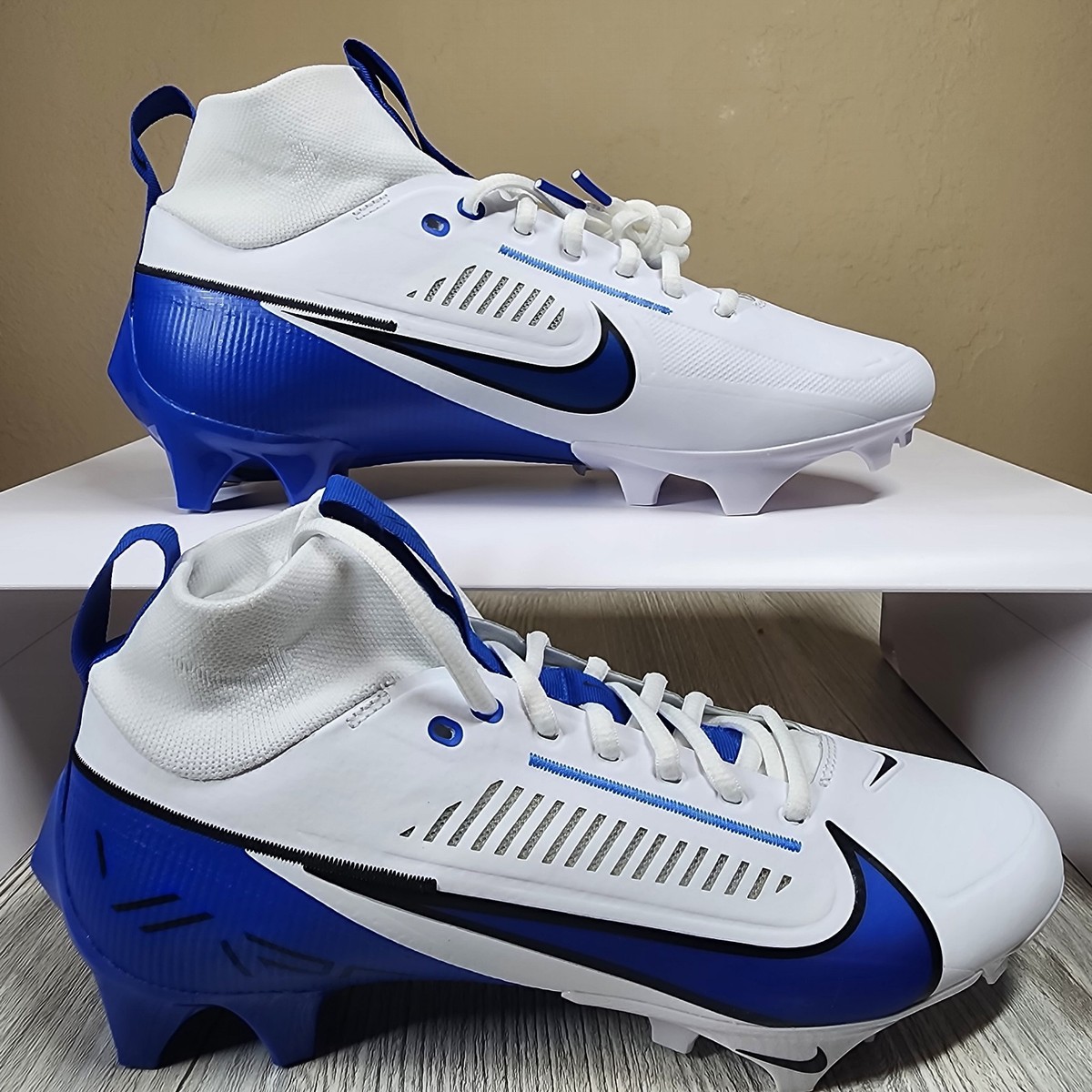 Nike Vapor Edge Pro 360 2 TB Football White/Royal Blue Men  display picture 2
