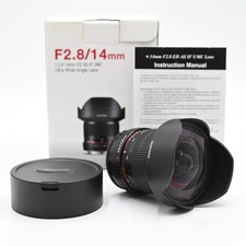SAMYANG 14mm F2.8 ED AS IF UMC Single Focus Wide-Angle Lens for Sony [Top Mint]