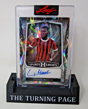 Yunus Musah 2025 Leaf Metal Sports Heroes #BA-YM1 Base Auto Holo Silver 19/35