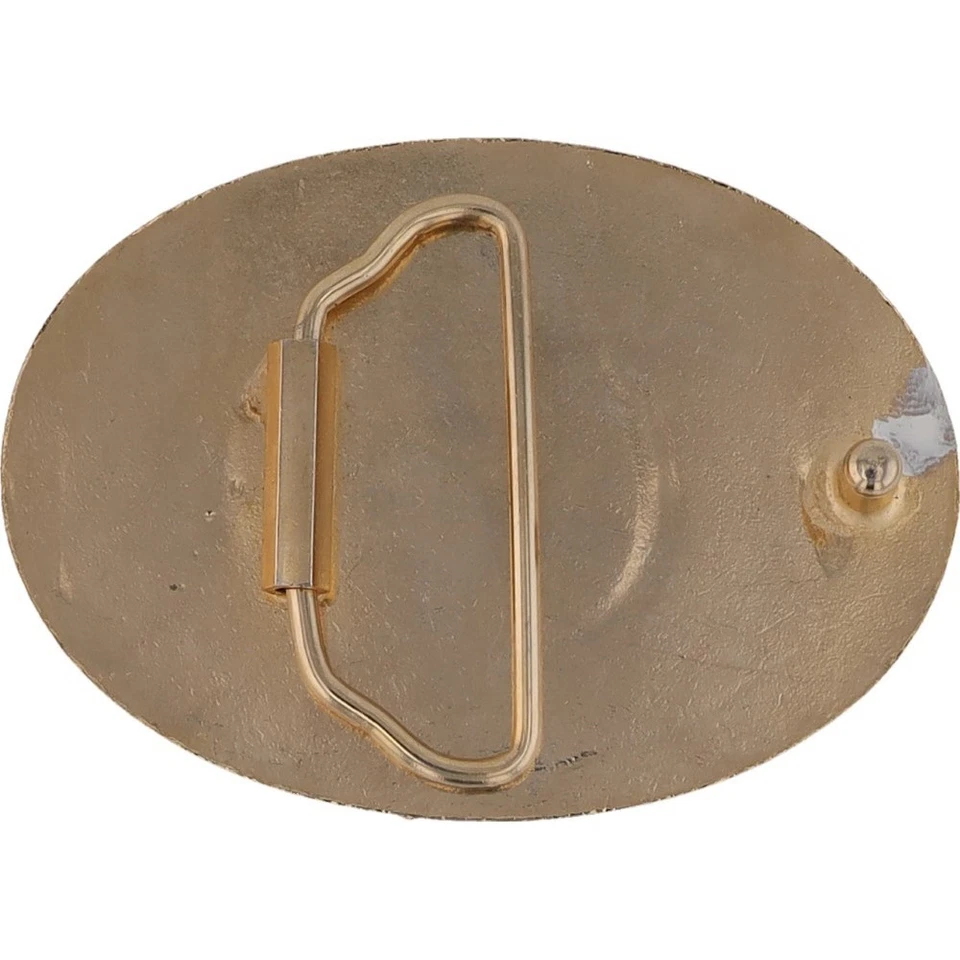 Винтажная пряжка ремня ловушка для меха рандеву Anchorage Alaska Rondy 80-е из старых запасов - Изображение 2 из 4