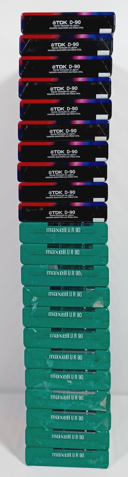 Maxell UR 90 TDK D-90 IECI Type I Normal Bias Blank Audio Cassettes NEW UNOPENED