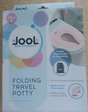 NEW  Jool Baby Folding Travel Potty Toilet Training Seat, Unisex, Pink