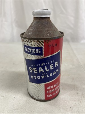 Old Unopened Preston s Cooling System Sealer And Stop Leak Tin