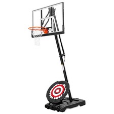 IE Sports Basketball Hoop, Adjustable, 54" Backboard & Rebounder (For Parts)