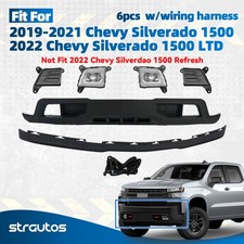 For 2022 Chevy Silverado 1500 Ltd Front Lower Bumper Cover Kit W Air Deflector For 2022 Chevy Silverado 1500 Ltd Front Lower Bumper Cover Kit W Air Deflector