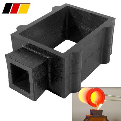 2-Piece Cast Iron Flask Mold Frame Sand Casting Jewelry Making Metal Casting