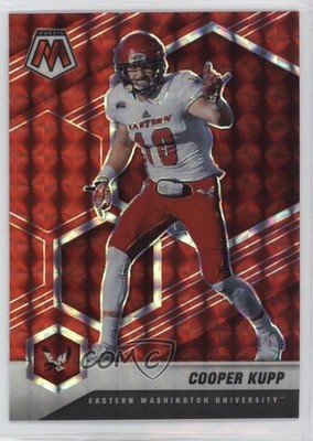 2022 Panini Mosaic Draft Picks Mosaic Red Prizm 76/99 Cooper Kupp #39 0ud4