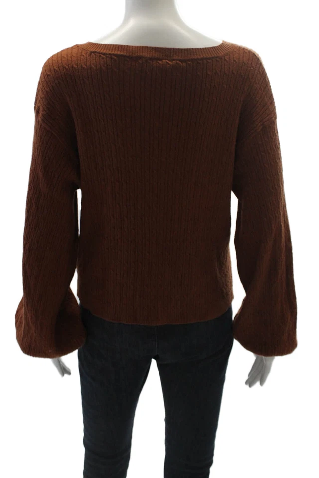 Top Pullover BB Dakota Mujer Manga Larga Marrón Talla S Foto 3 de 4