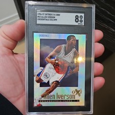 1996-97 E-X2000 Credentials #53 Allen Iverson RC Rookie /499