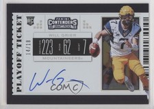 2019 Panini Contenders Draft Picks Playoff Ticket 14/18 Will Grier Auto 15lo